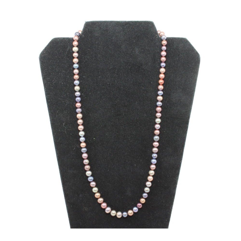 C0 New 100% Authentic MASHKA 925 Sterling Silver Freshwater Pearl Necklace $475